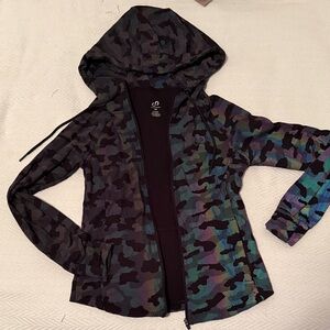 Reflective Camouflage Women's Running Jacket